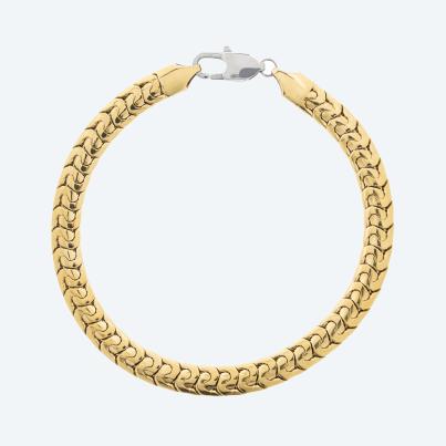 Armband Edelstahl bicolor