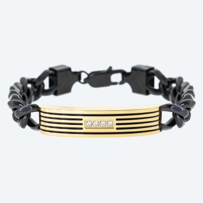 Armband Edelstahl vergoldet