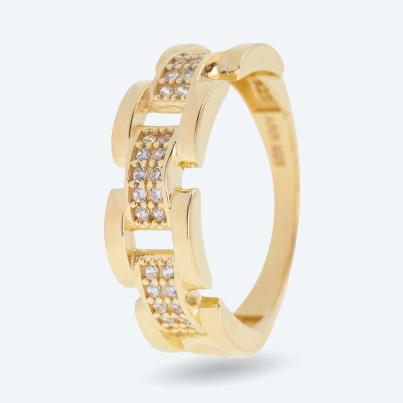 Ring 925 Sterling Silber vergoldet
