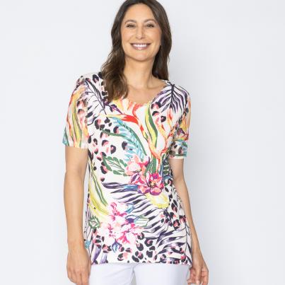 BRILLIANTSHIRTS Damen-Shirt multicolor