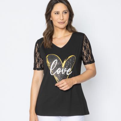 BRILLIANTSHIRTS Damen-Shirt Love