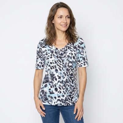 BRILLIANTSHIRTS Damen-Shirt Animalmix