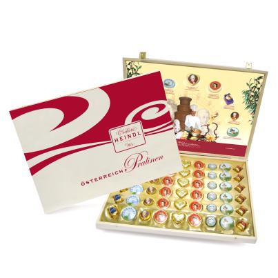 Holzgeschenkkiste Österreich-Pralinen