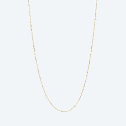 Singapurkette 585 Gelbgold ca. 60 cm