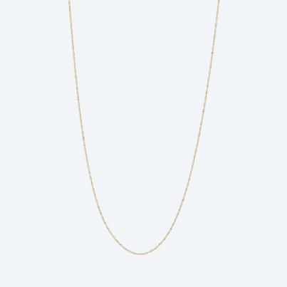 Singapurkette 585 Gelbgold ca. 55 cm