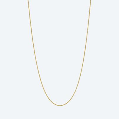 Zopfkette 585 Gelbgold ca. 45 cm