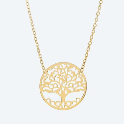 Mittelteil-Collier 925 Silber vergoldet