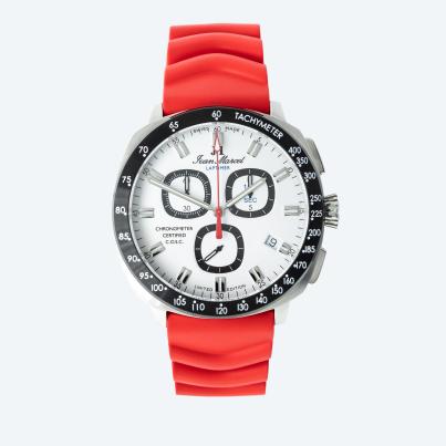 Jean Marcel Herrenuhr "Indianapolis" weiß