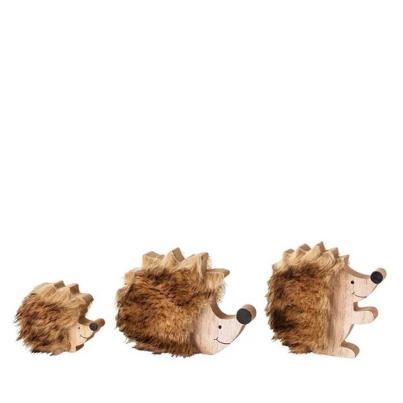Dekofiguren Igelfamilie