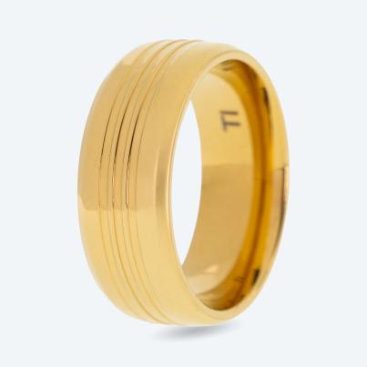 Ring Titan vergoldet