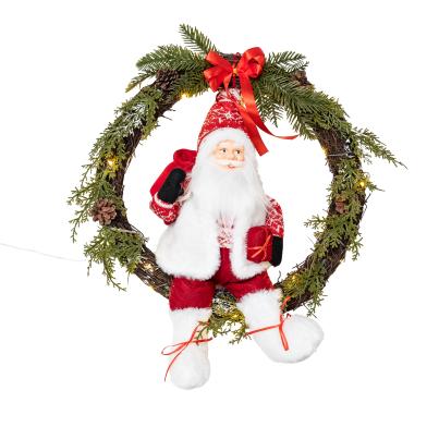 LED-Türkranz Weihnachtsmann