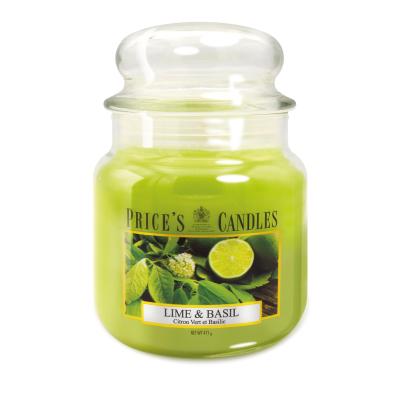 Price's Duftkerze Lime & Basil 411gr