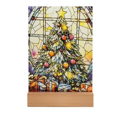 Glasaufsteller Weihnachtsbaum