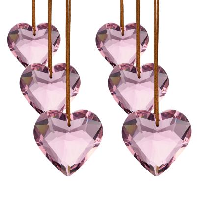 Crystal Dreams Rosa Herzchen 6tlg.
