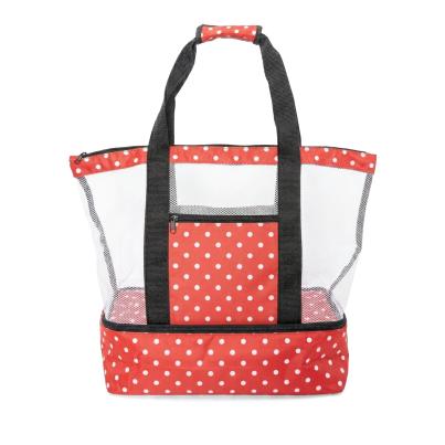 Strand-und Kühltasche 2in1 rot