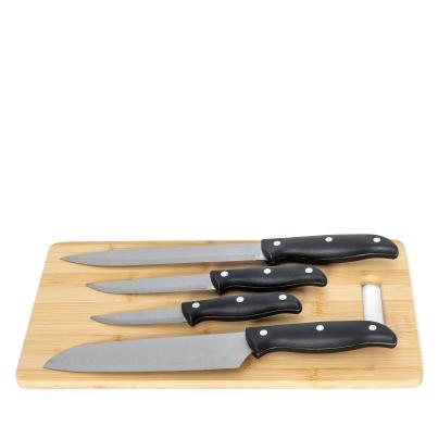Messerset m. Bambusbrett 5 tlg