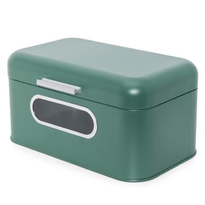 Metallbrotbox mit Sichtfenster