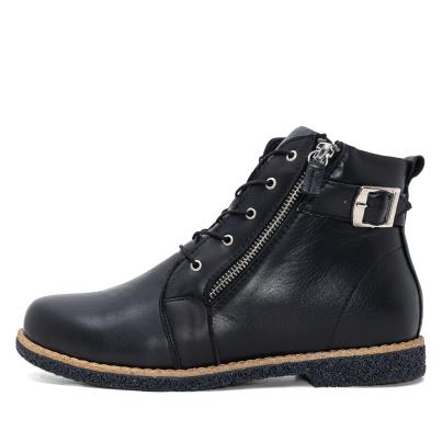 Andrea Conti Damen Lederstiefelette schwarz