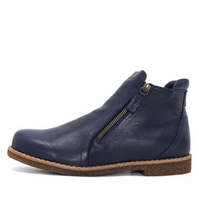 Andrea Conti Damen Lederstiefelette dunkelblau