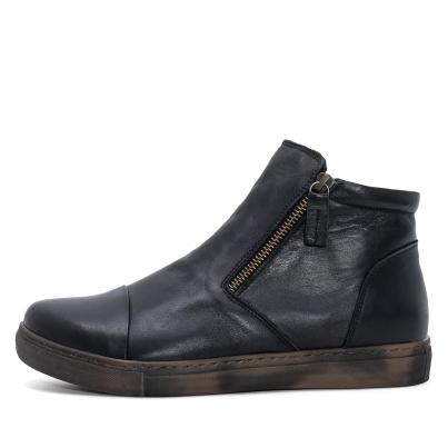 Andrea Conti Damen Lederstiefelette schwarz