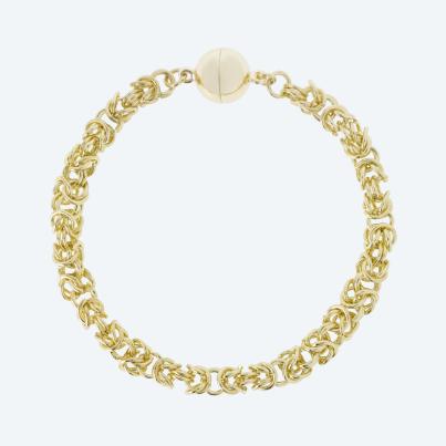 Christian Materne Königsarmband Messing vergoldet