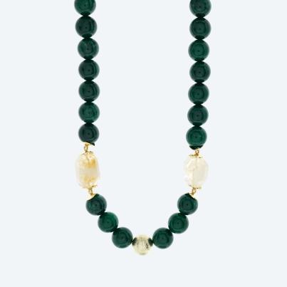 Christian Materne Collier Citrin, Chalcedon