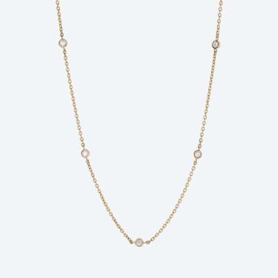 Christian Materne Kette 925 verg. LG Brillanten