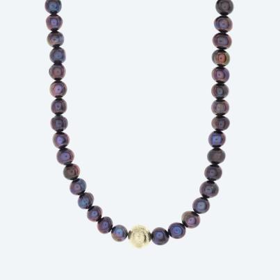 Christian Materne Collier Süßwasserzuchtperlen