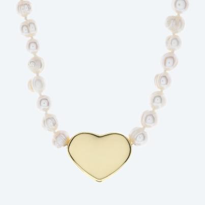 Christian Materne Collier Süßwasserzuchtperlen