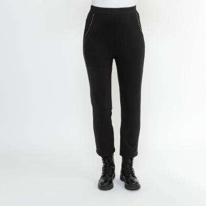 MILANO Design Damen-Hose Straight Fit schwarz