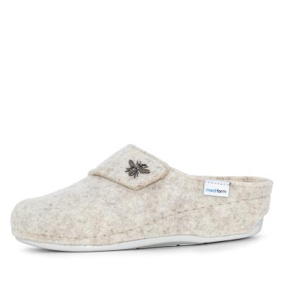 mediform Damenhausschuh beige