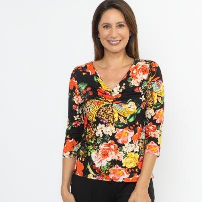 MILANO Design Damen-Shirt multicolor