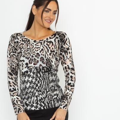 MILANO Design Damen-Pullover multicolor