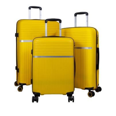 3-teiliges PP-Hartschalenkofferset 'Trento' gelb