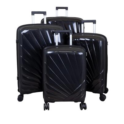 4-teiliges Hartschalenkofferset 'Florenz' schwarz