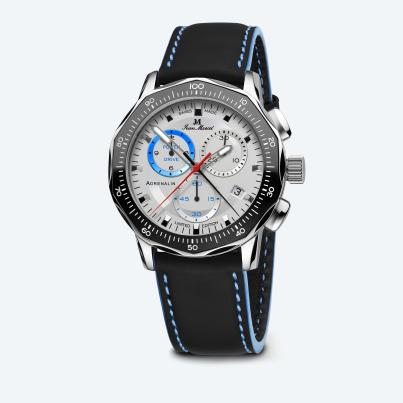 Jean Marcel Chronograph "Adrenalin", silberfarben