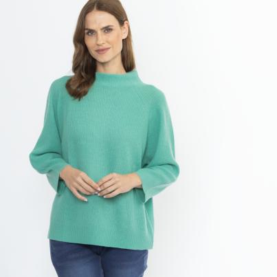 100% KASCHMIR Pullover grün