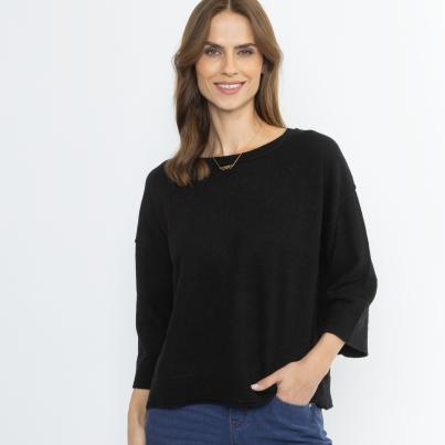 100% KASCHMIR Pullover schwarz