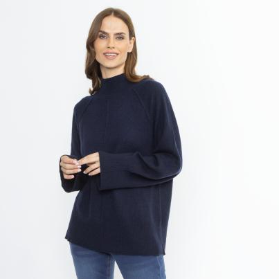 100% KASCHMIR Pullover navy