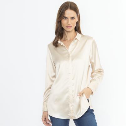 TRENDS by J. Leibfried Satinbluse champagner