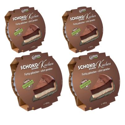 Cakees Schoko Quarkkuchen 4x 450g