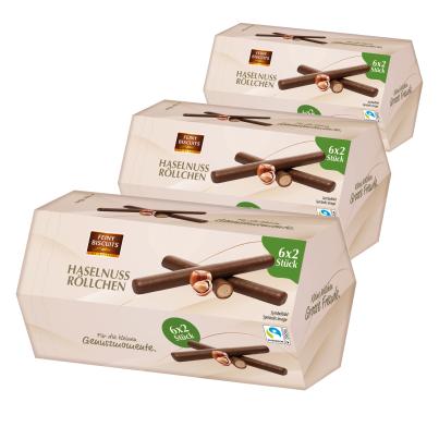 Waffelröllchen Haselnuss 150g (6x25g)