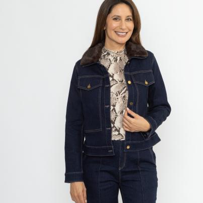 mocca by J. Leibfried Jeansjacke jeansblau