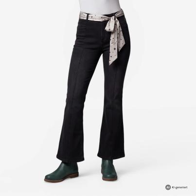 Zauberhose 'Miracle Shape' Slim Fit dunkelgrau