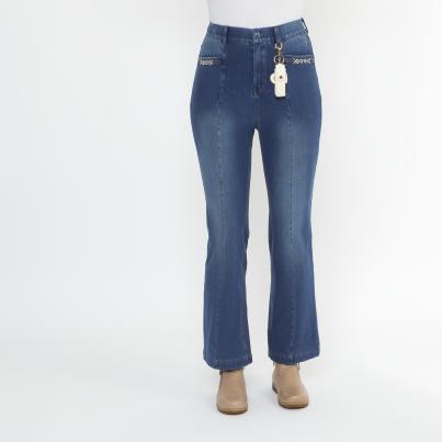 Zauberhose 'Miracle Shape' Slim Fit mittelblau