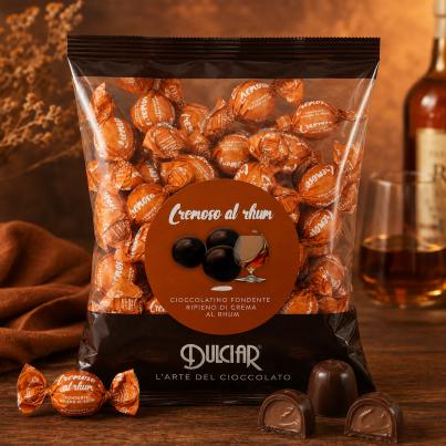 Zartbitterschokolade mit Rumcreme 1 kg