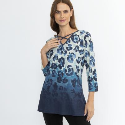 CHRISTIAN MATERNE Damen-Tunikashirt multicolor