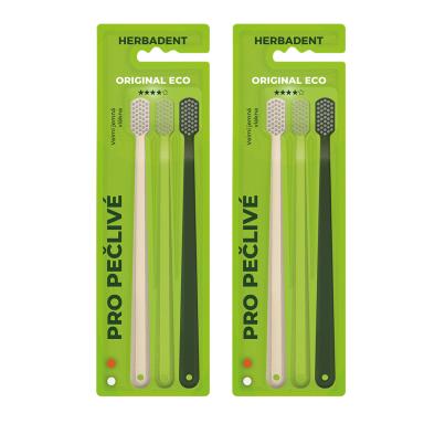 HERBADENT Zahnbürsten Trio x 2