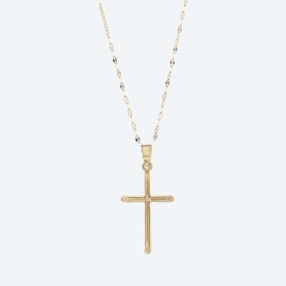 Anhänger mit Kette 375 Gelbgold