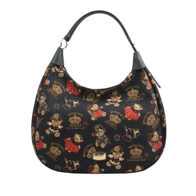 Henney Bear Schultertasche schwarz/multicolor